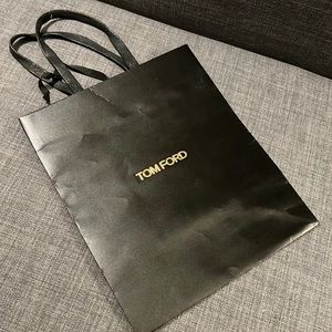 Authentic Tom Ford Black paper shopping bag